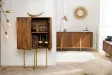 Buffet rainuré style rétro 160 cm | Buffet moderne en bois massif – Adenia Home