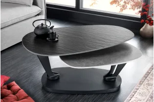 Table d'appoint 55 cm design en verre / métal Table d'appoint  |adenia...