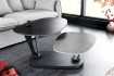 Table d'appoint 55 cm design en verre / métal Table d'appoint  |adenia...