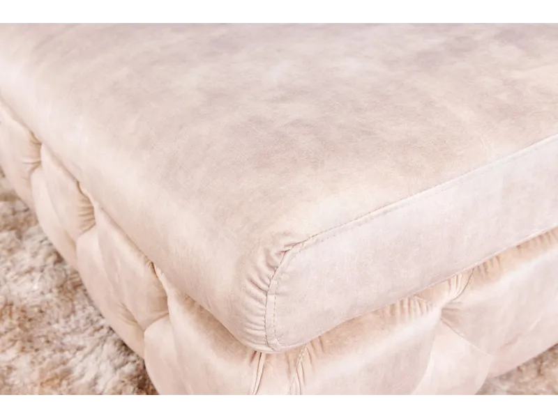 Tabouret baroque de couleur vert en velours pas cher