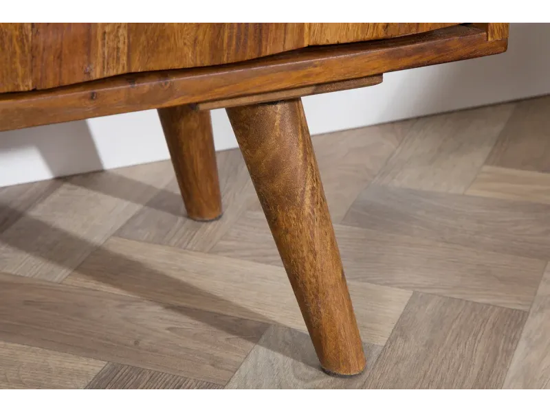 Meuble TV Bois Massif Sheesham avec Tiroirs | Meubles en Sheesham