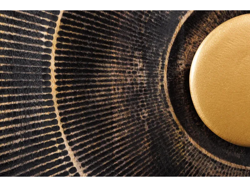 Meuble TV contemporain |Meuble TV sonoma foncé, avec étagère en ver...