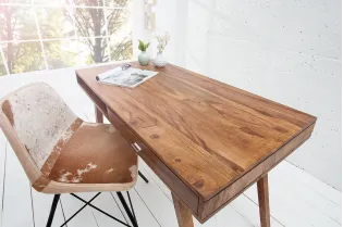 Bureau de 120cm design Scandinave coloris blanc Secrétaire |adeniahome... 2