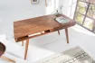 Bureau de 120cm design Scandinave coloris blanc Secrétaire |adeniahome...