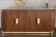 Buffet GATSBY 170 cm marbre blanc | Buffet moderne Art déco – Adenia Home