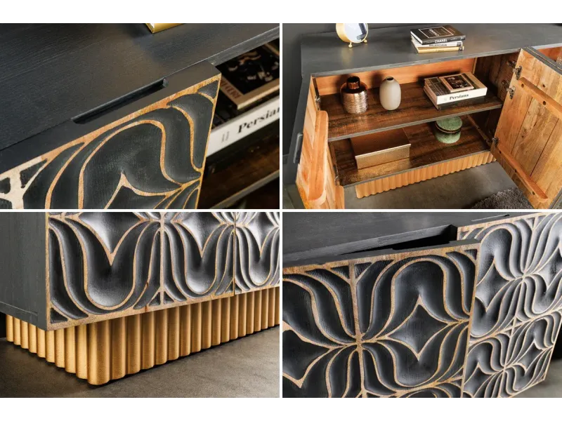 Buffet, Bahut et enfilade pas cher en bois massif  | LIVRAISON GRAT...