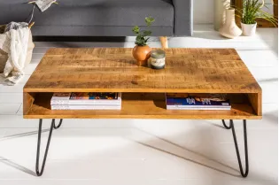 Table basse bois massif pas cher | LIVRAISON GRATUITE | adeniahome... 2
