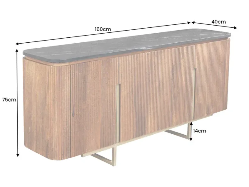 Buffet, Bahut et enfilade pas cher en bois massif  | LIVRAISON GRAT...