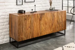Buffet Amazonas 160 cm naturel | Buffet moderne en bois massif – Adenia Home