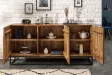 Buffet Amazonas 160 cm naturel | Buffet moderne en bois massif – Adenia Home