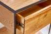 Table de Chevet Bois Massif Style Industriel 40cm | Petit prix