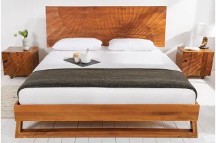 Lit adulte en bois massif |Lit moderne de 140x200 cm en pin massif ... 2