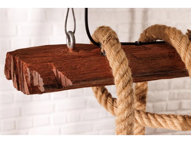 Suspension SEVEN SEAS 110 cm - Élégance naturelle et style maritime