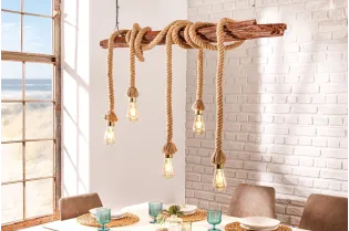 Suspension SEVEN SEAS 110 cm - Élégance naturelle et style maritime