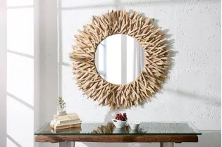Miroir mural en bois massif – Élégance et authenticité pour votre intérieur 2