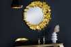 Miroir mural design Papillon coloris Or 80cm