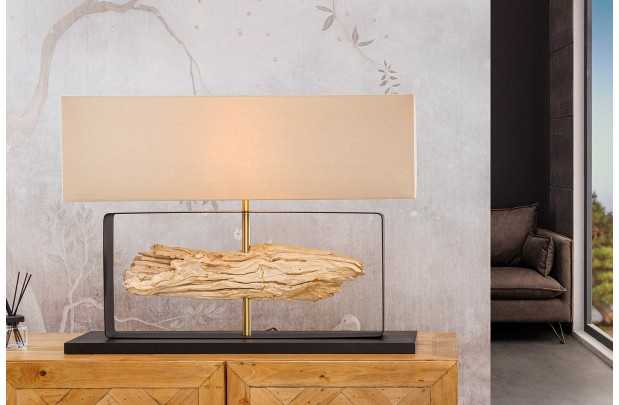 Lampe à poser 80cm ROUSILIQUE – Élégance et naturel réunis