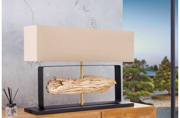 Lampe à poser 80cm ROUSILIQUE – Élégance et naturel réunis