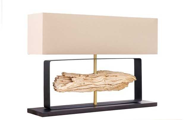 Lampe à poser 80cm ROUSILIQUE – Élégance et naturel réunis