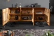 Buffet Fluide 160 cm bois de mangue | Buffet moderne industriel – Adenia Home