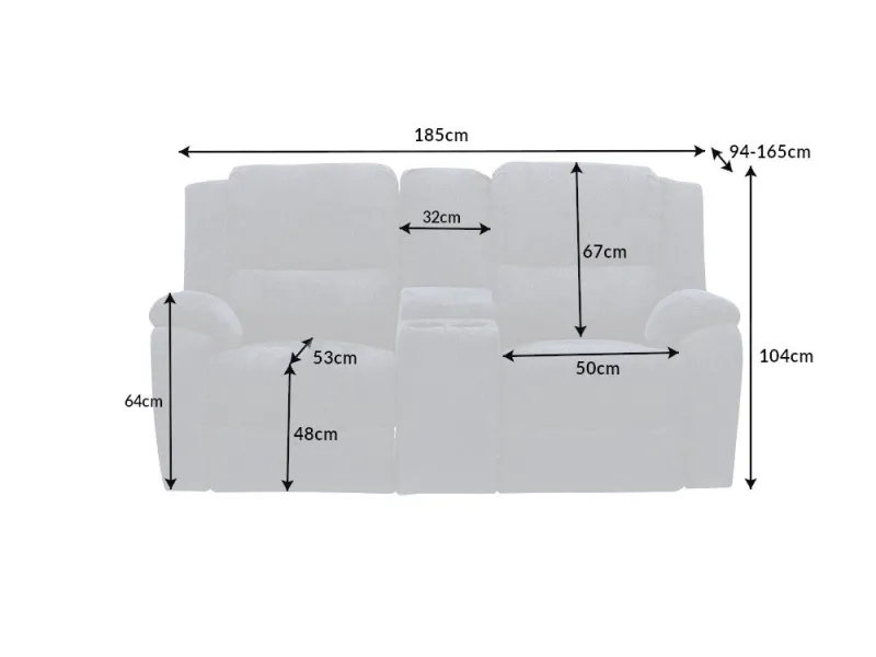 Fauteuil relaxant moderne coloris gris foncé en tissu Fauteuil rela...