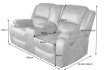Fauteuil relaxant moderne coloris gris clair en tissu Fauteuil rela... Fauteuil relaxant moderne coloris gris clair en tissu Fauteuil rela...