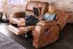 Fauteuil relaxant moderne coloris gris clair en tissu Fauteuil rela... Fauteuil relaxant moderne coloris gris clair en tissu Fauteuil rela...