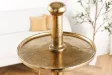 Lot de 3 plateaux design oriental coloris argenté en métal Objets d...