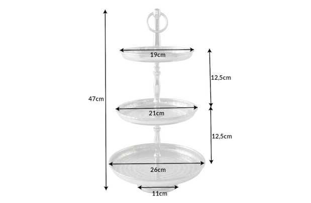Lot de 3 plateaux design oriental coloris doré en métal Objets de d...