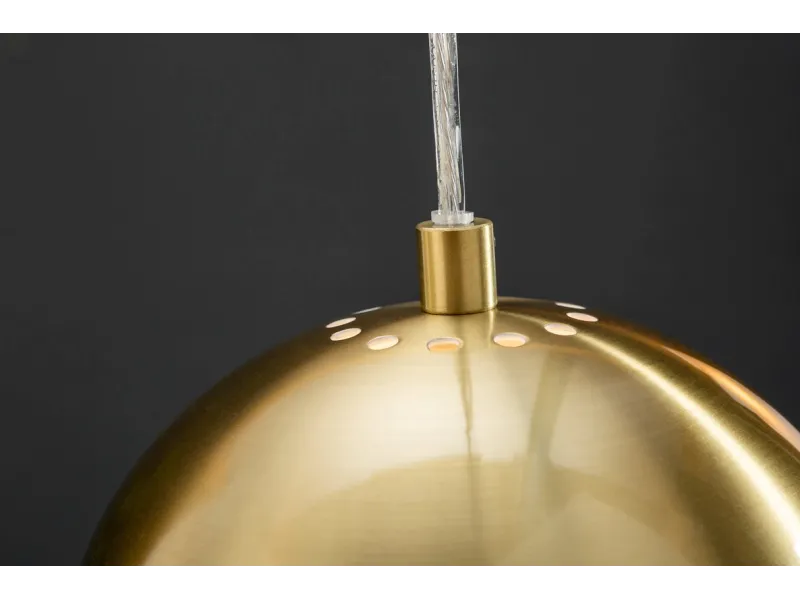 Lampe suspension design scandinave coloris blanc en métal et en boi...