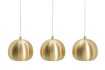 Lampe suspension design scandinave coloris blanc en métal et en boi...