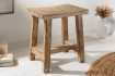 Tabouret 40 cm design en bois massif recyclé Tabourets bas |adeniahome...