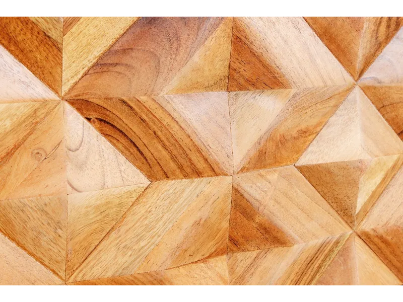 Meuble TV contemporain |Meuble TV en bois massif avec piétement en ...