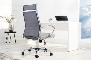 Fauteuil de bureau à roulettes confortable en microfibre coloris ma... 2