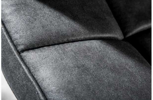 Lot de 2 tabourets de bar design en simili cuir noir Chaises de sal...