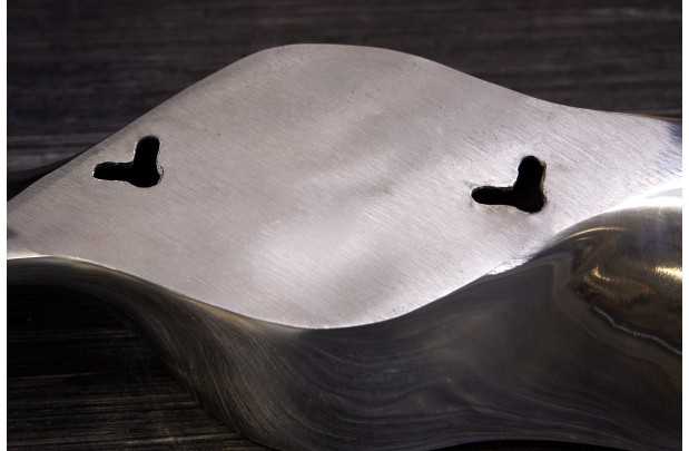 Objet décoratif design hélice coloris argenté en aluminium Objets d...