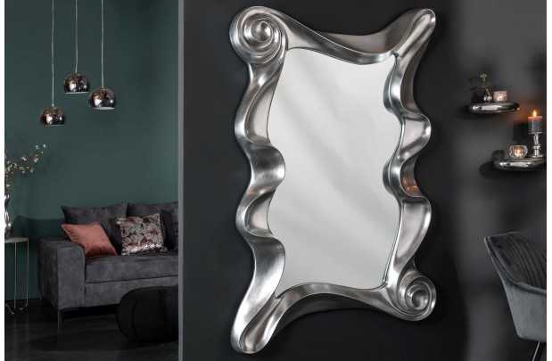 Miroir mural rectangulaire simple 160cm coloris noir pas cher