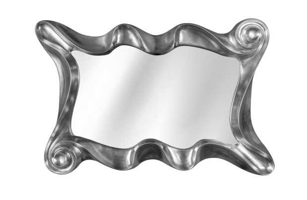 Miroir mural rectangulaire simple 160cm coloris noir pas cher