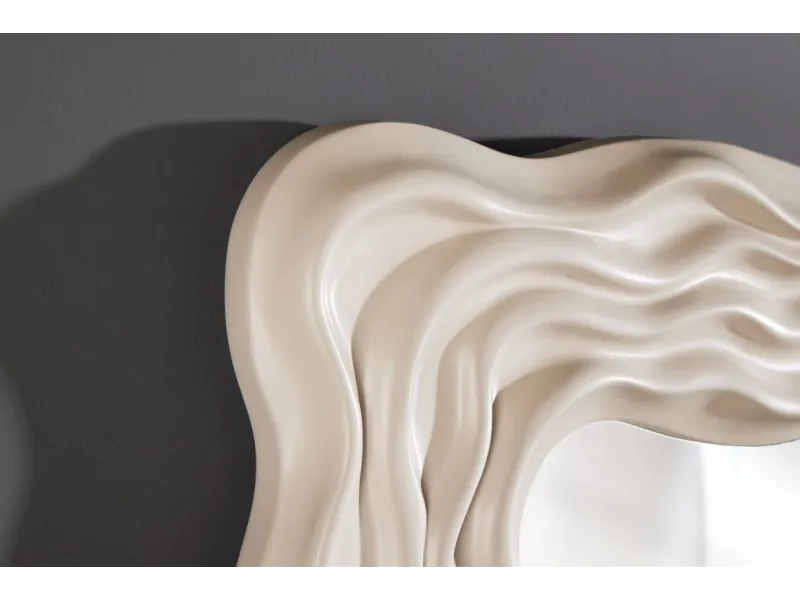 Miroir Portrait 28cm or pas cher