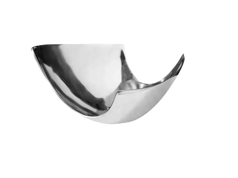 Corbeille de fruit 35 cm en aluminium argenté Objets de décoration ...