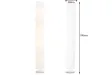 Lampadaire en tissu blanc 200 cm | Adenia home