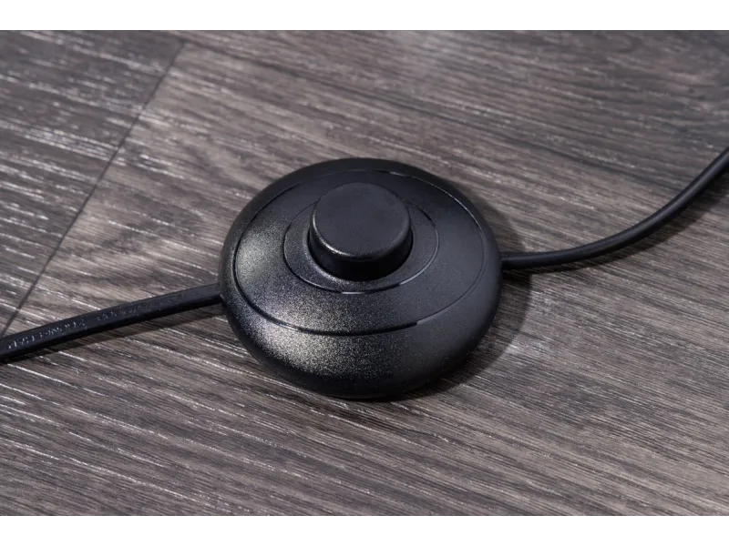 Lampadaire en tissu blanc 200 cm | Adenia home