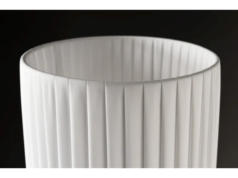 Lampadaire en tissu blanc 200 cm | Adenia home