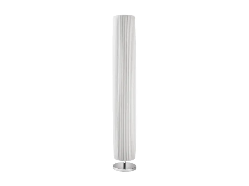 Lampadaire en tissu blanc 200 cm | Adenia home