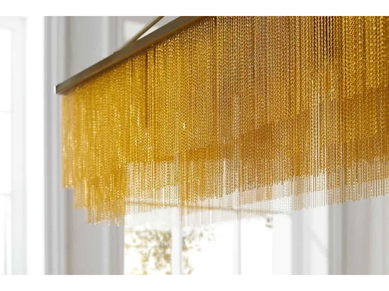 Lampe suspendue nacrée 64cm avec anneaux Suspensions |adeniahome.com