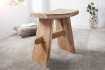 Tabouret design de 50 cm en bois massif naturel Tabourets bas |adeniahome...