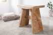 Tabouret design de 50 cm en bois massif naturel Tabourets bas |adeniahome...