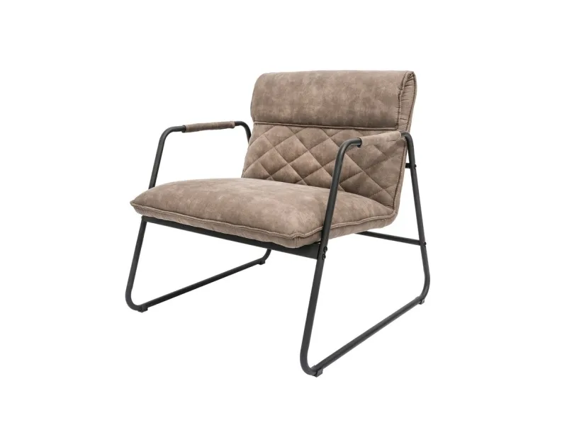 Fauteuil Butterfly en cuir marron Fauteuil |adeniahome.com