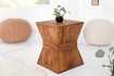 Table d'appoint en bois massif design pyramide Table d'appoint  |la...