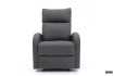 Fauteuil relax moderne de coloris Noir en simili cuir Fauteuil rela...
